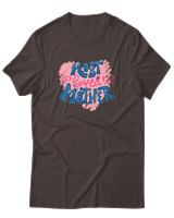T-Shirt  Γυναικείο - Most Loved Mother - Color Thumbnail Καφέ