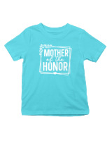 T-Shirt  Παιδικό - Mother Of The Honor - Color Thumbnail Οινοπνευματί