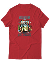 T-Shirt Αντρικό - Mountains Are Calling Bag - Color Thumbnail Κόκκινο