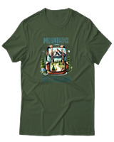 T-Shirt Αντρικό - Mountains Are Calling Bag - Color Thumbnail Κυπαρισσί