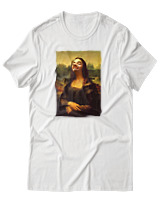 T-Shirt Αντρικό - Mr Bean Liza - Color Thumbnail Άσπρο