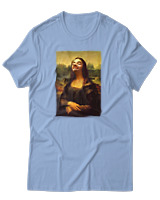 T-Shirt Αντρικό - Mr Bean Liza - Color Thumbnail Γαλάζιο