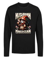 Μακρυμάνικο Μακό - Mushroom Magician - Color Thumbnail Μαύρο