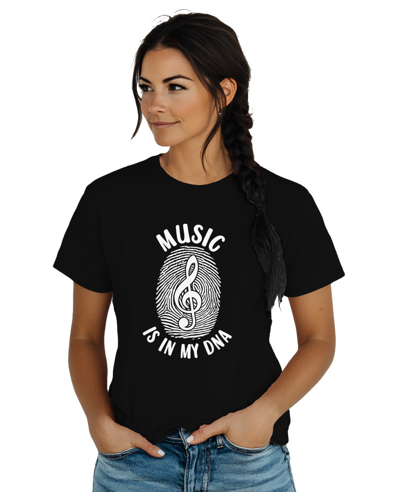 T-Shirt  Γυναικείο - Music Is In My Dna - Image 1