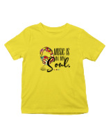 T-Shirt  Παιδικό - Music Is My Soul - Color Thumbnail Κίτρινο