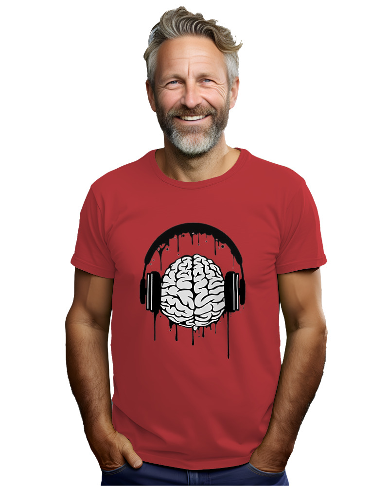 T-Shirt Αντρικό - Music Mind - Image 2