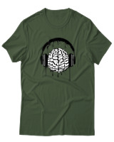 T-Shirt  Γυναικείο - Music Mind - Color Thumbnail Κυπαρισσί