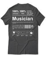 T-Shirt Unisex - Musician - Color Thumbnail Ανθρακί