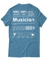 T-Shirt Unisex - Musician - Color Thumbnail Τιρκουάζ