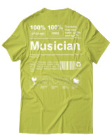 T-Shirt Unisex - Musician - Color Thumbnail Λαχανί