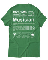 T-Shirt Unisex - Musician - Color Thumbnail Πράσινο