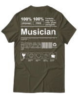 T-Shirt Unisex - Musician - Color Thumbnail Χακί
