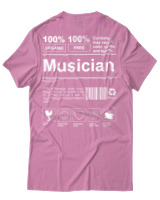 T-Shirt Unisex - Musician - Color Thumbnail Ροζ