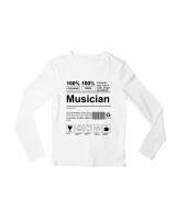 Μακρυμάνικο Μακό - Musician - Color Thumbnail 'Ασπρο