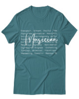 T-Shirt Αντρικό - Musician - Color Thumbnail Μπλε Πράσινο