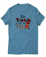 T-Shirt Αντρικό - My Blood Type Is Coffee - Color Thumbnail Τιρκουάζ