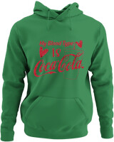 Φούτερ με κουκούλα - My Blood Type Is Cola - Color Thumbnail Kelly Green