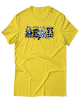 T-Shirt Αντρικό - My Dad Is A Hero - Color Thumbnail Χρυσό Κίτρινο