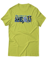 T-Shirt Αντρικό - My Dad Is A Hero - Color Thumbnail Λαχανί