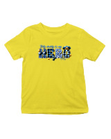T-Shirt  Παιδικό - My Dad Is A Hero - Color Thumbnail Κίτρινο