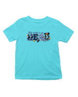 T-Shirt  Παιδικό - My Dad Is A Hero - Color Thumbnail Οινοπνευματί