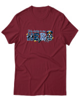 T-Shirt  Γυναικείο - My Dad Is A Hero - Color Thumbnail Σκούρο Κόκκινο