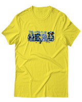 T-Shirt  Γυναικείο - My Dad Is A Hero - Color Thumbnail Κίτρινο