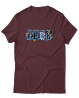 T-Shirt  Γυναικείο - My Dad Is A Hero - Color Thumbnail Μπορντό