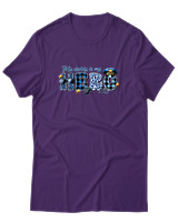 T-Shirt  Γυναικείο - My Dad Is A Hero - Color Thumbnail Μώβ