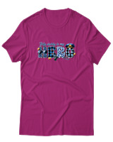 T-Shirt  Γυναικείο - My Dad Is A Hero - Color Thumbnail Φούξια