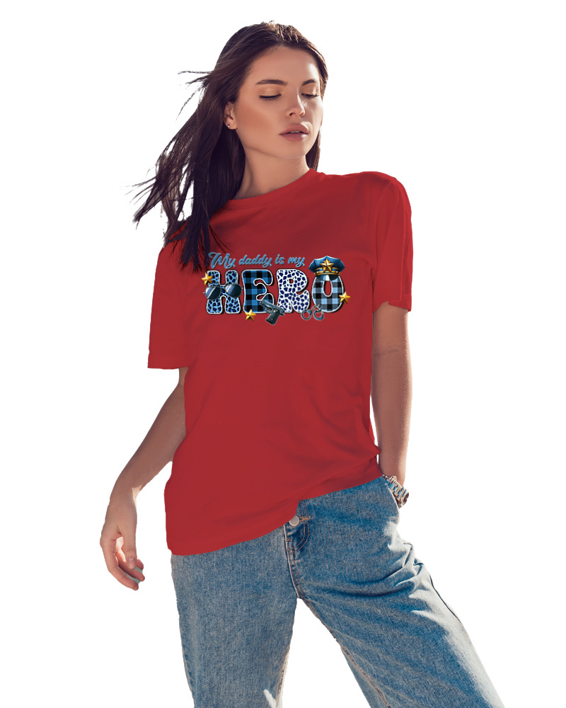 T-Shirt  Γυναικείο - My Dad Is A Hero - Image 2