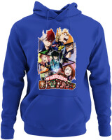 Φούτερ με κουκούλα - My Hero Academia - Color Thumbnail Μπλε Ρουά