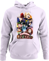 Φούτερ με κουκούλα - My Hero Academia - Color Thumbnail Λιλά