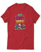 T-Shirt Αντρικό - My Middle Name Is Oops! - Color Thumbnail Κόκκινο