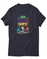 T-Shirt Αντρικό - My Middle Name Is Oops! - Color Thumbnail Σκούρο Μπλε