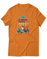 T-Shirt Αντρικό - My Middle Name Is Oops! - Color Thumbnail Πορτοκαλί