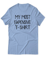 T-Shirt Αντρικό - My Most Expensive Tshirt - Color Thumbnail Γαλάζιο