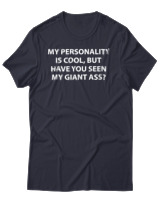 T-Shirt Αντρικό - My Personality Is Cool - Color Thumbnail Σκούρο Μπλε