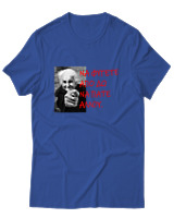 T-Shirt Unisex - Να Φύγετε Από Δω Να Πάτε Αλλού - Color Thumbnail Μπλε Ρουά