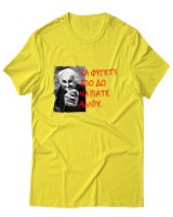 T-Shirt Unisex - Να Φύγετε Από Δω Να Πάτε Αλλού - Color Thumbnail Κίτρινο