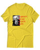 T-Shirt Unisex - Να Φύγετε Από Δω Να Πάτε Αλλού - Color Thumbnail Χρυσό Κίτρινο