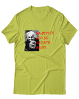 T-Shirt Unisex - Να Φύγετε Από Δω Να Πάτε Αλλού - Color Thumbnail Λαχανί