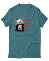 T-Shirt Unisex - Να Φύγετε Από Δω Να Πάτε Αλλού - Color Thumbnail Μπλε Πράσινο