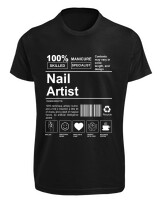 T-Shirt Fit - Nail Artist - Color Thumbnail Μαύρο