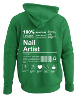 Φούτερ με κουκούλα - Nail Artist - Color Thumbnail Kelly Green