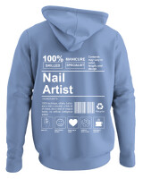 Φούτερ με κουκούλα - Nail Artist - Color Thumbnail Blue Carolina