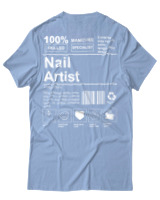 T-Shirt Αντρικό - Nail Artist - Color Thumbnail Γαλάζιο