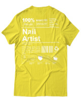 T-Shirt Αντρικό - Nail Artist - Color Thumbnail Κίτρινο