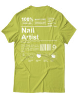 T-Shirt Αντρικό - Nail Artist - Color Thumbnail Λαχανί