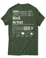 T-Shirt Αντρικό - Nail Artist - Color Thumbnail Κυπαρισσί